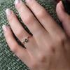 RG1848 Woodland Green Spinel gold ring