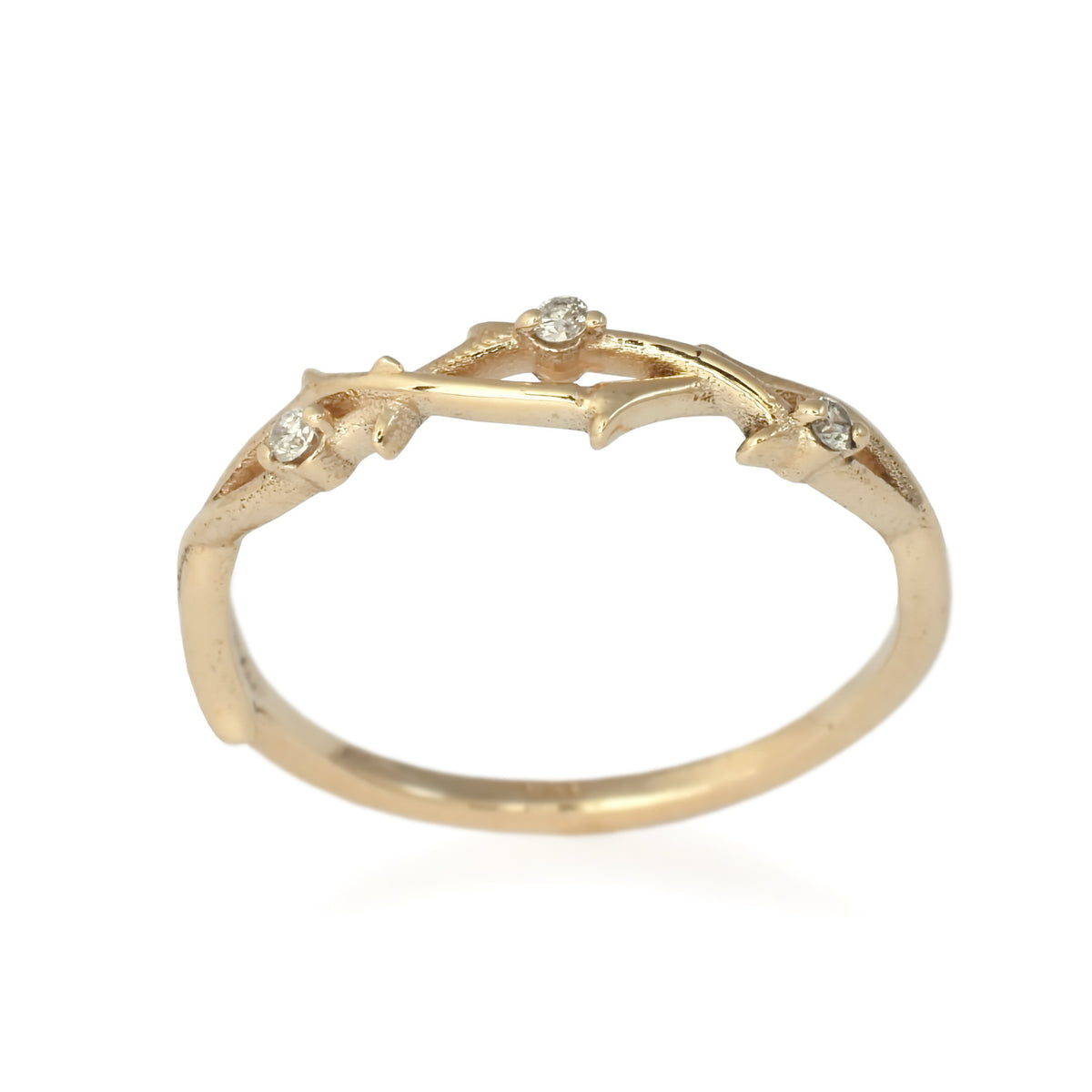 RG1849 Dainty gold and diamond Engagement ring