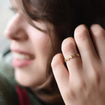 RG1850 Leaves Gold eternity wedding ring