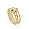 RG1860 Gold skinny ring with gemstone