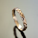 RG1864 Mixed Textures Gold Wedding Ring