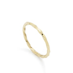 RG1874 Twisted Gold Skinny Ring