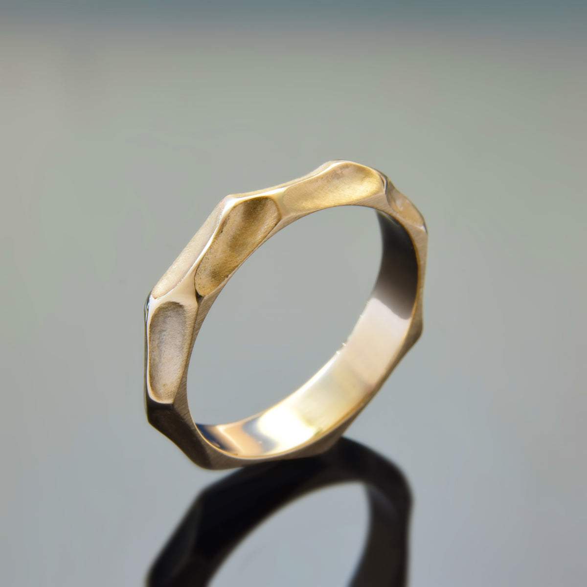 RG1875 Matte Gold Wedding with Depth