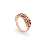 RG1889 Rose Gold Ring with Pink Tourmaline
