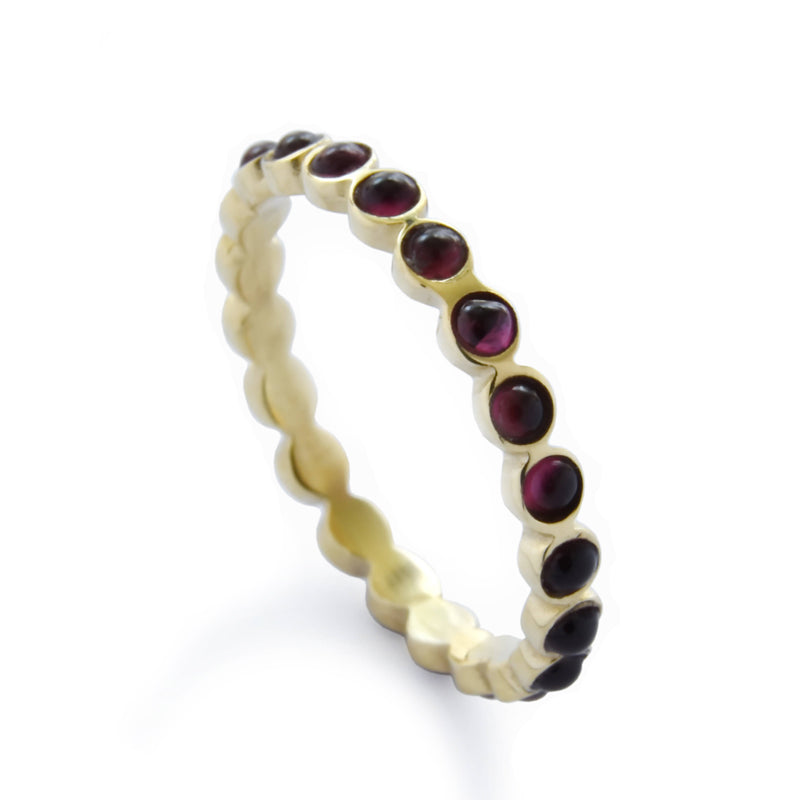 RG1791 Eternity Garnet ring