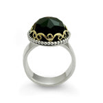 R1260 Black Onyx crown ring
