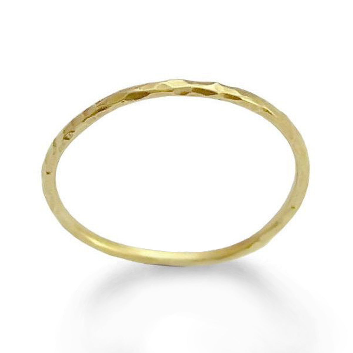 RG0935 Simple stacking gold ring