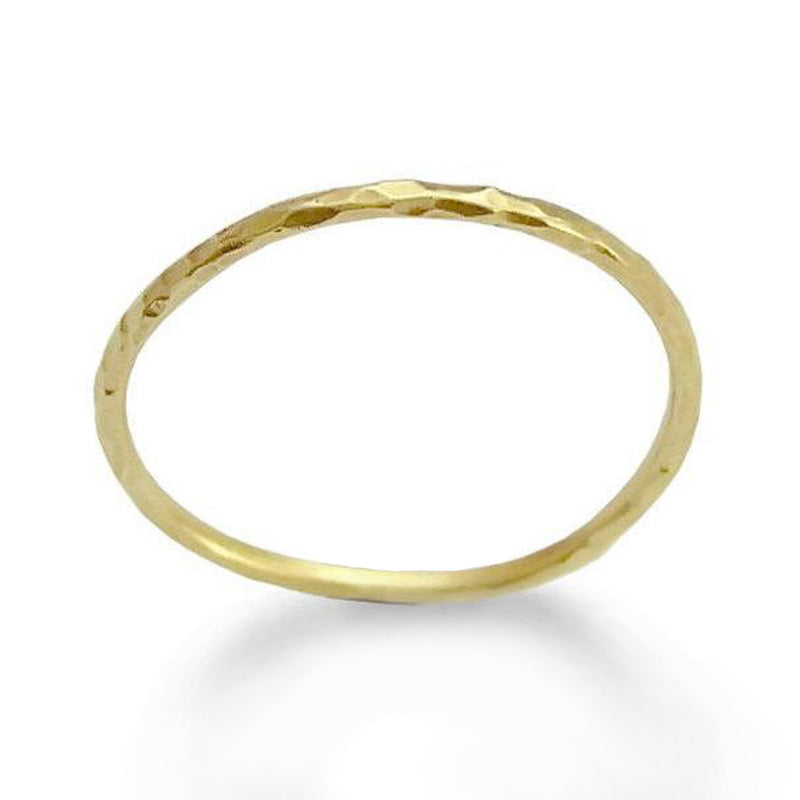 RG1595 Simple stacking gold ring