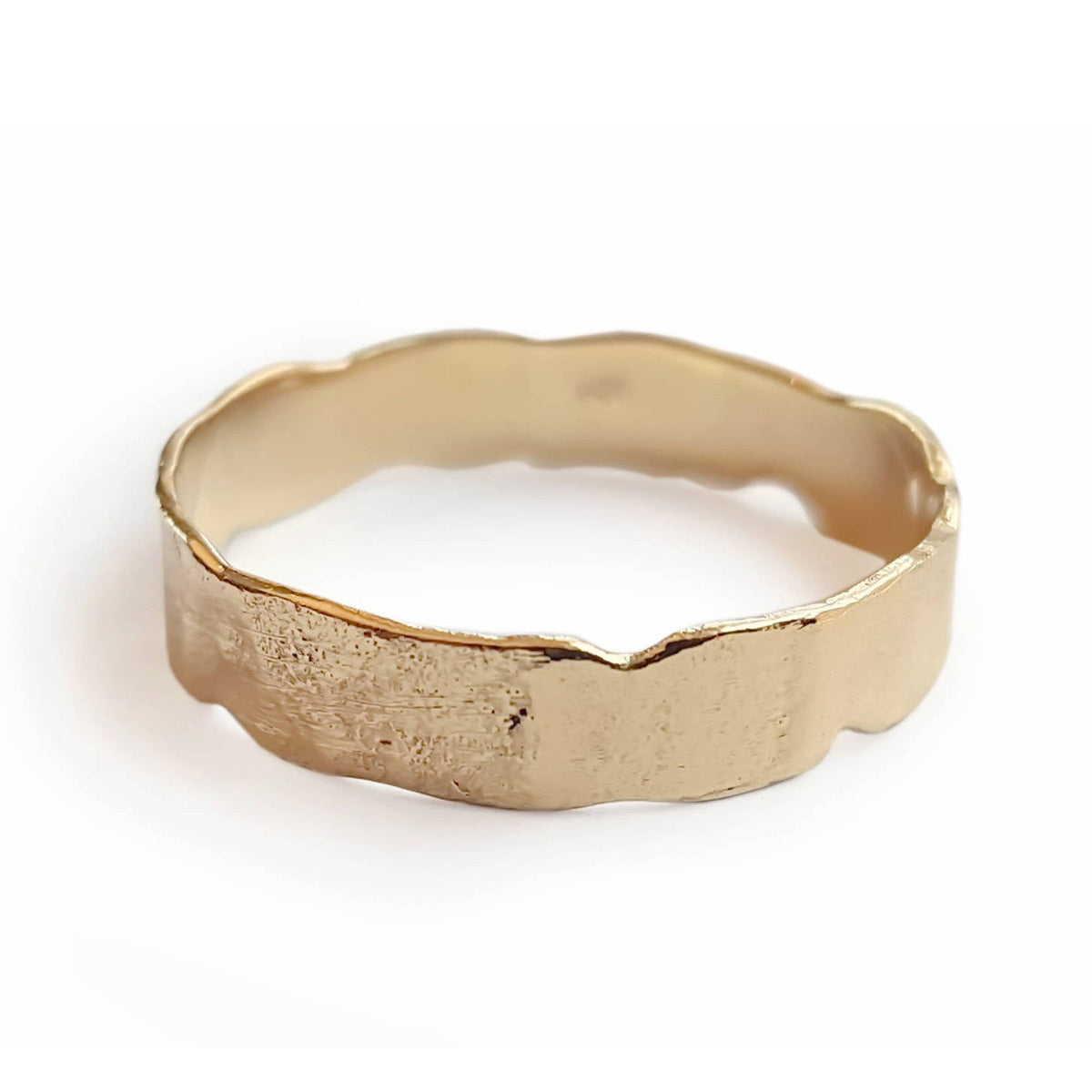 RG1078 Textured Gold Wedding Ring