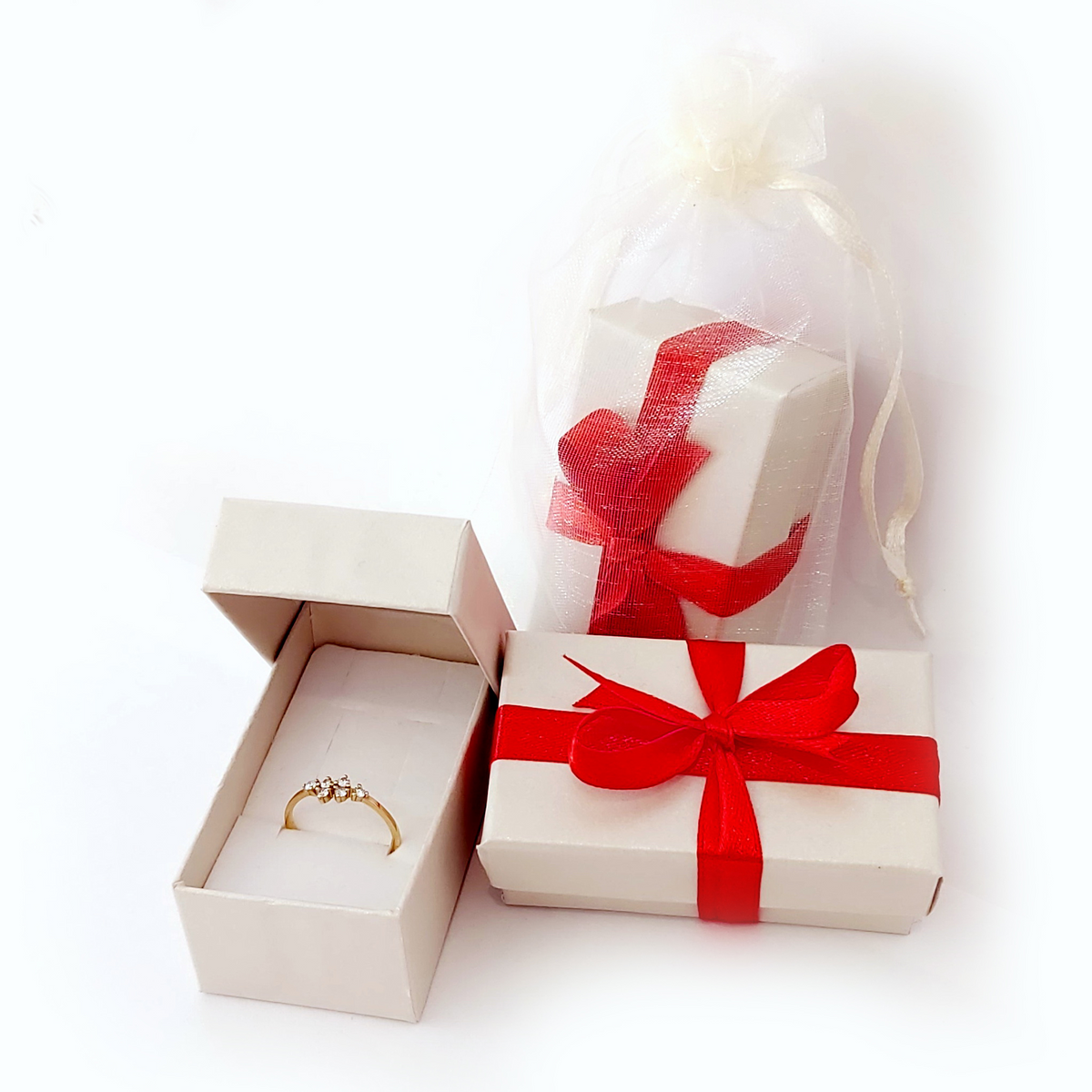 R1512BG Coral two tone wrap ring