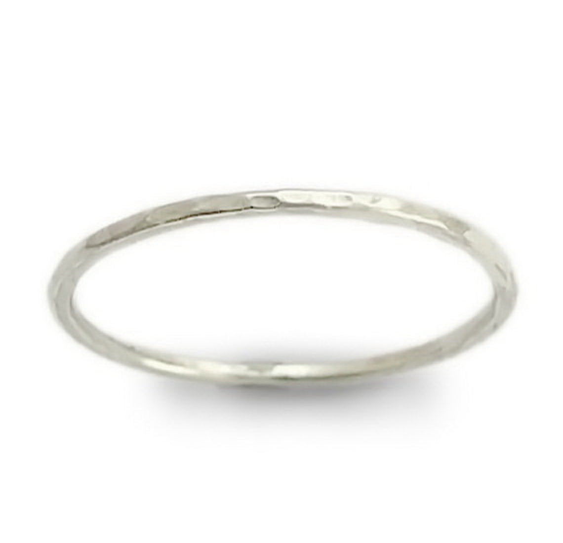 R1594 X-S Birthstones silver stacking ring set