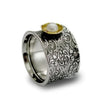 R1206C Pearl floral wide band for woman