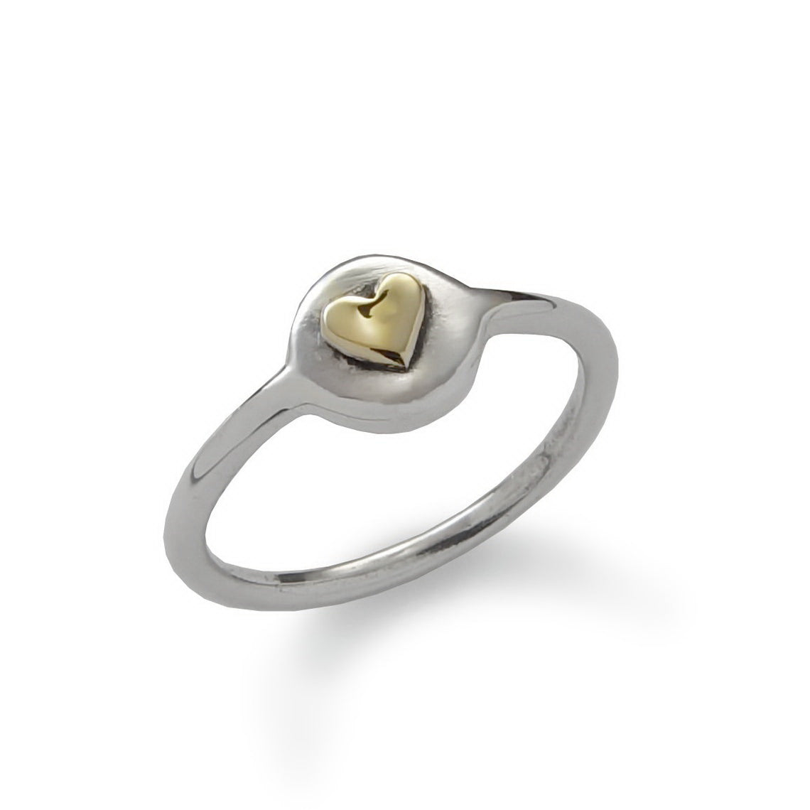 R1787B Dainty heart ring