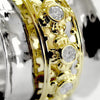RG1149XZ Gold and Diamonds spinner ring