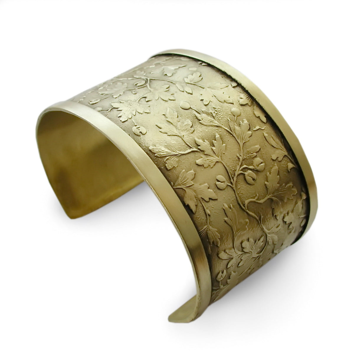 BK6723 Brass Floral Bangle