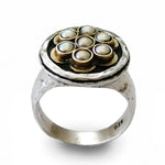 R1416 Moroccan pearl ring
