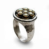 R1416 Moroccan pearl ring