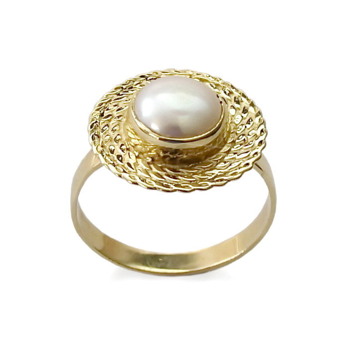 RG1044 Pearl Gold nest ring