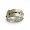 R0947H Two Tone Promise Spinner Ring