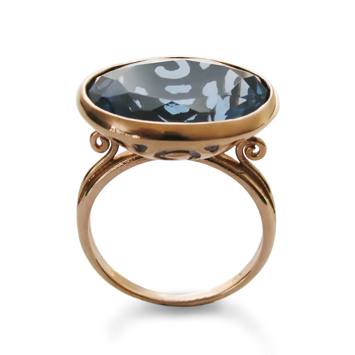 RG1219 Magical Mother of pearl gold ring