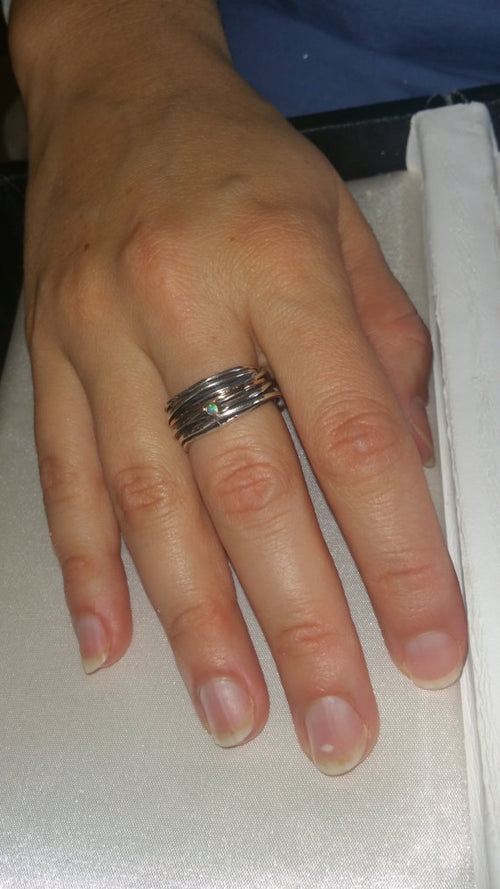R1512G Wrap cocktail ring