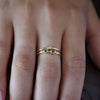 RG1806-3 Tiny Turquoise gold ring