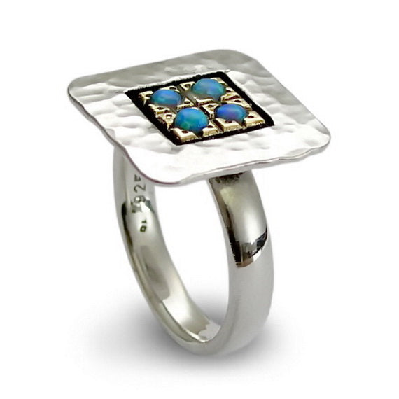 R1515 Yemenite Square Opal ring