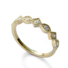 RG1813A Dainty Engagement Gold Ring with Diamonds