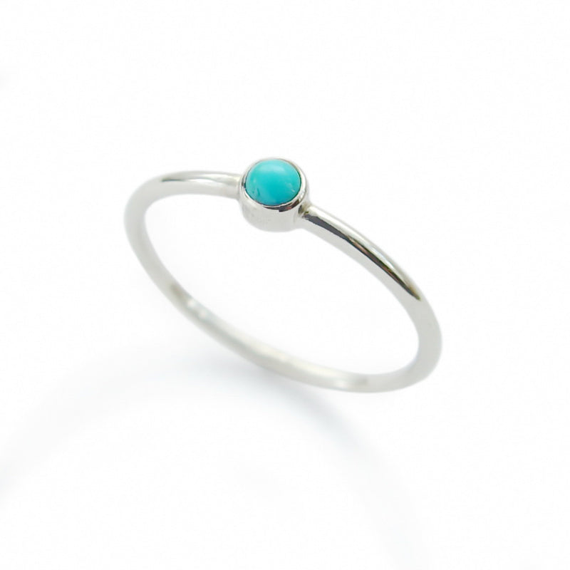 RG1802T White gold and Turquoise ring