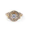 RG1822 Luxurious Gold and Diamonds ring