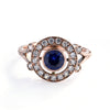 RG1822A Luxurious Sapphire and Diamonds ring