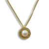 NG03773 Yellow gold and pearl necklace