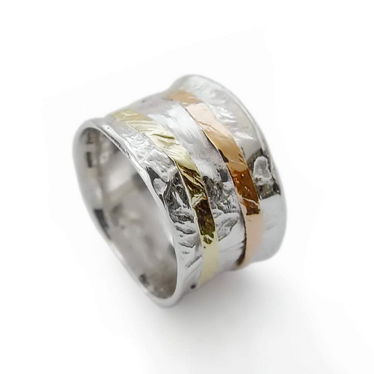 R1076A Textured mixed metals band