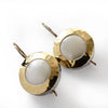 E7717-1 Round Drop Earrings with Mother of Pearl