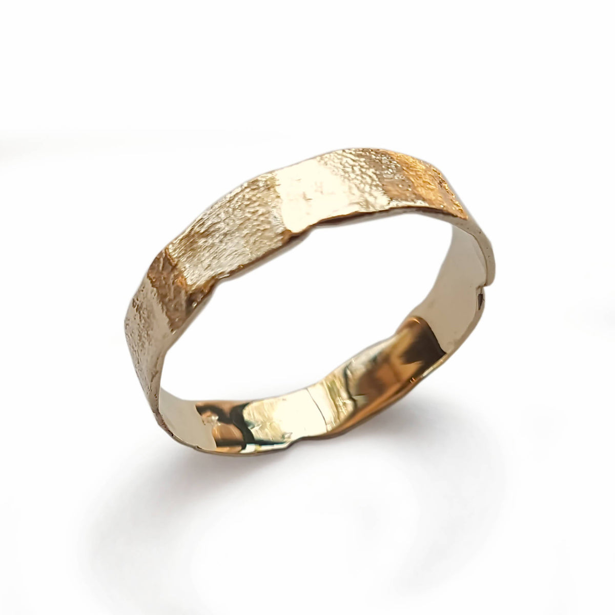 RG1078 Textured Gold Wedding Ring