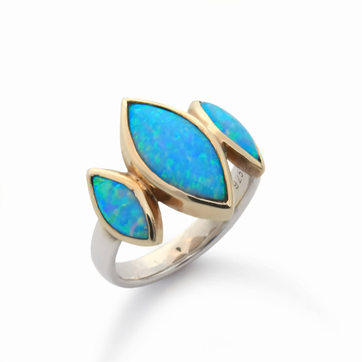 R1035D Large Marquise Opal ring