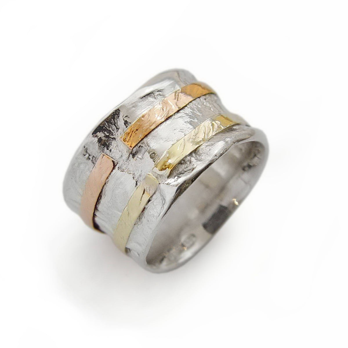 R1076A Textured mixed metals band