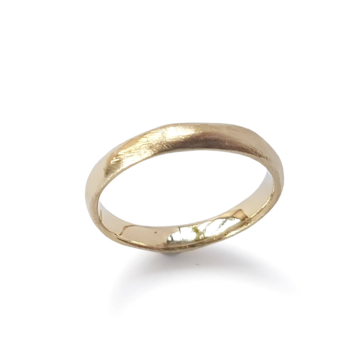 RG1825M Classic matte gold wedding band