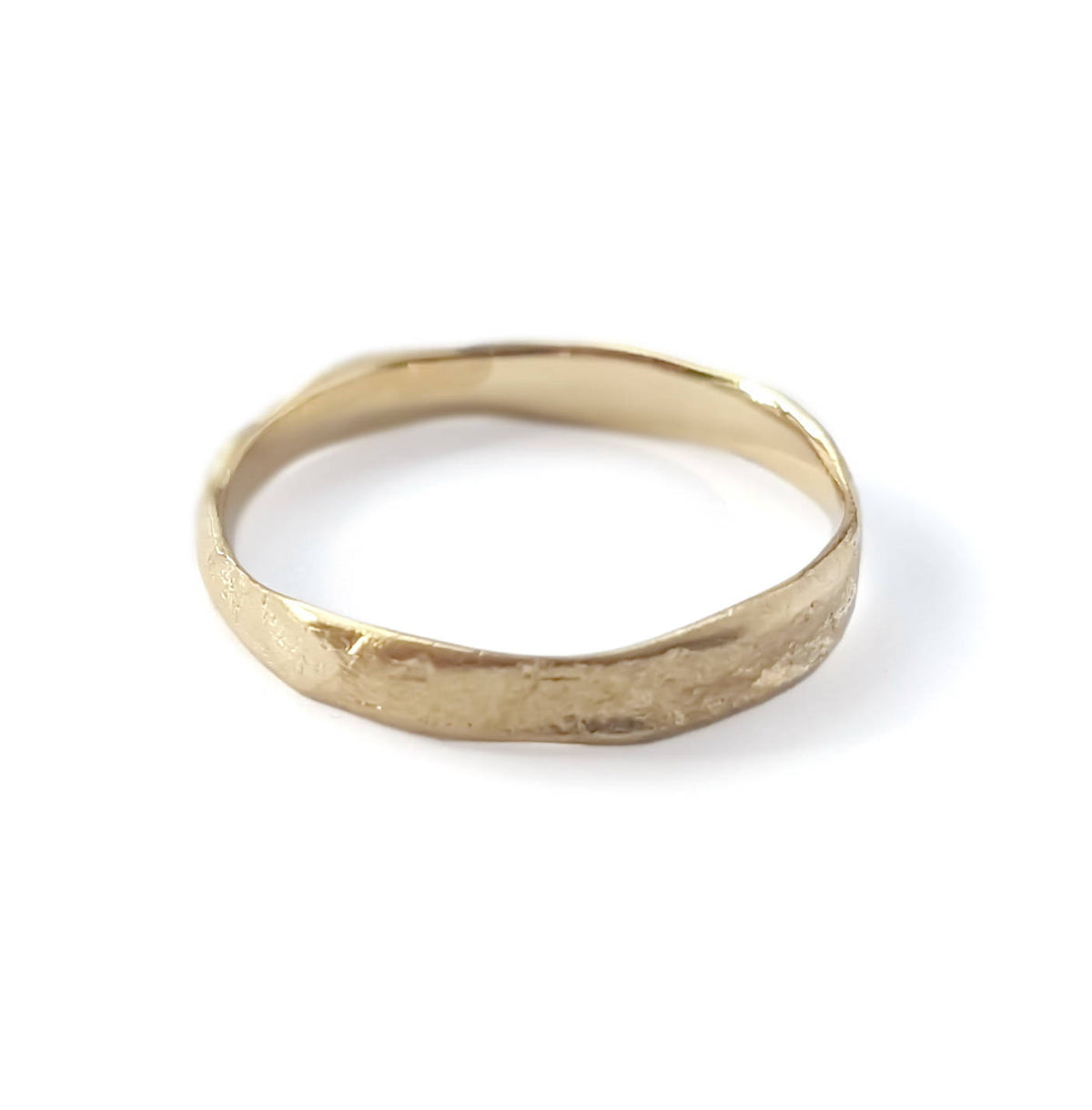 RG1826M Thin matte gold wedding band