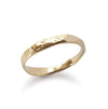 RG1826 Textured thin gold wedding band