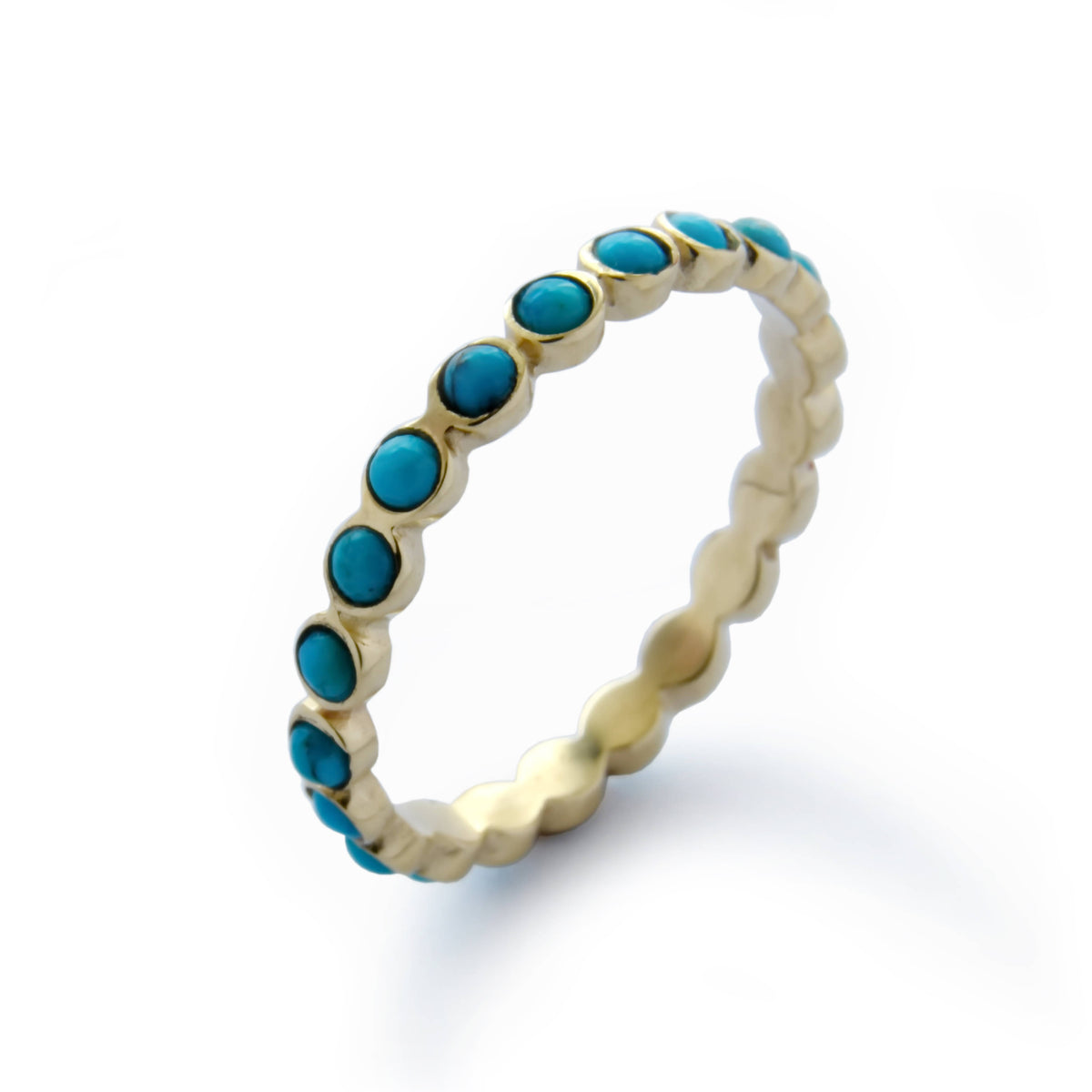 RG1791-1 Eternity Turquoise ring