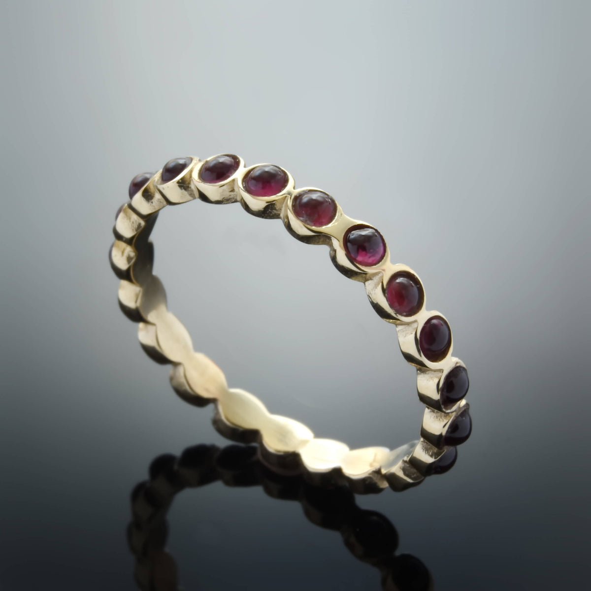 RG1791 Eternity Garnet ring