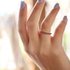 RG1791 Eternity Garnet ring