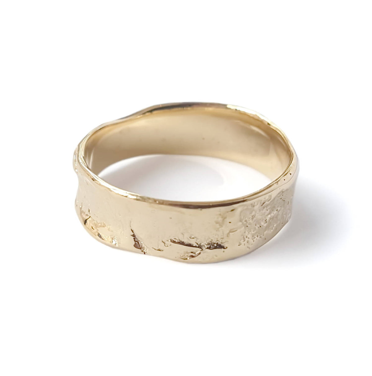 RG1827 Textured Gold wedding band