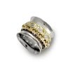 RG1149XZ Gold and Diamonds spinner ring