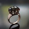 RG1506 Large Smokey Quartz engagement ring