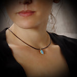 NG8961 Opal Gold Hamsa Necklace