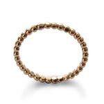 RG0911A Dotted Gold Stacking Ring