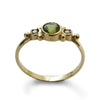 RG1120-2 Dainty Peridot Engagement Ring