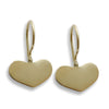 EG2210 Matte Gold Heart earrings